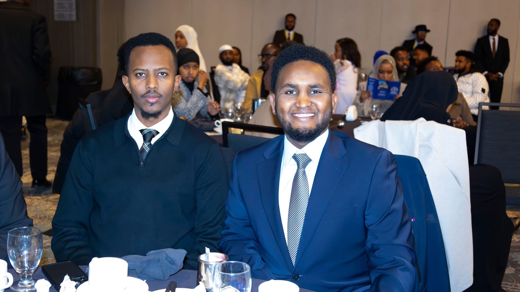 Young Somali community members gathering together
